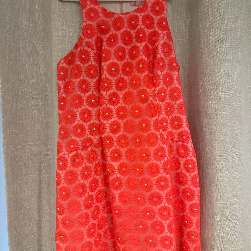 Lilly Pulitzer Vibrant Pink Midi Dress
